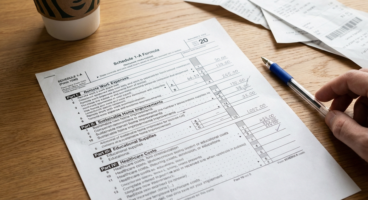 New Schedule 1-A tax form for 2026 deductions